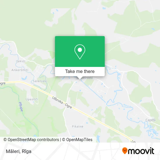 Māleri map