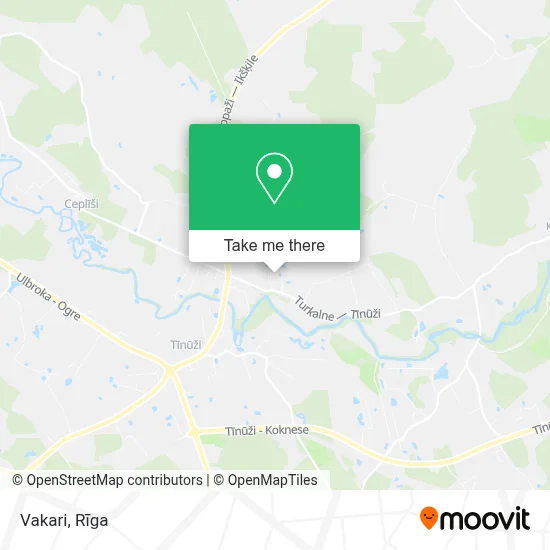 Vakari map