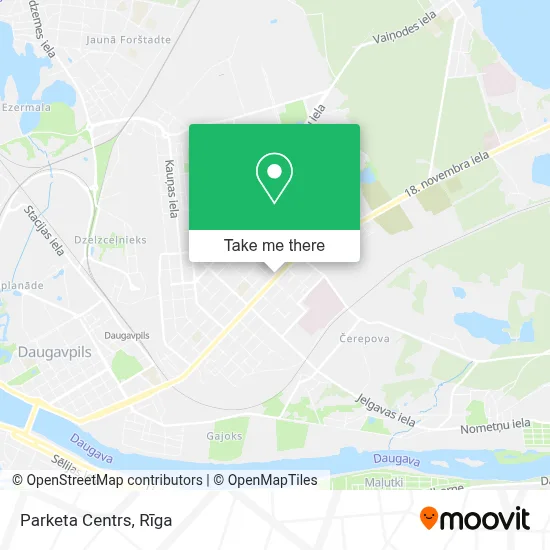 Parketa Centrs map