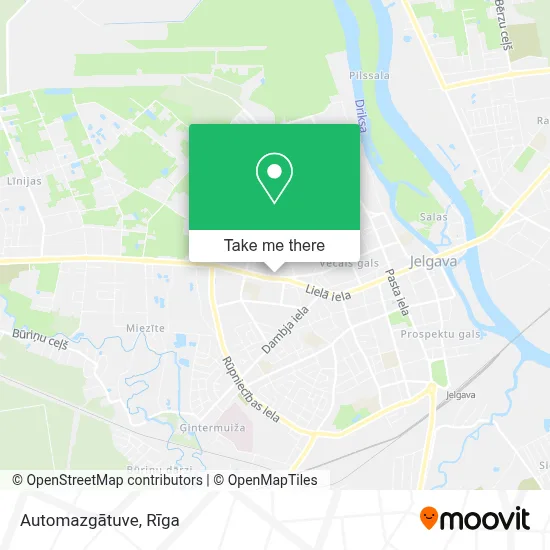 Automazgātuve map