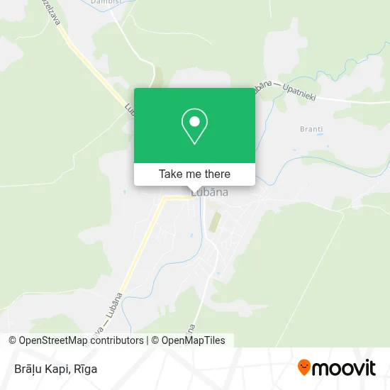 Brāļu Kapi map