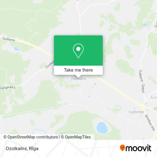 Ozolkalns map