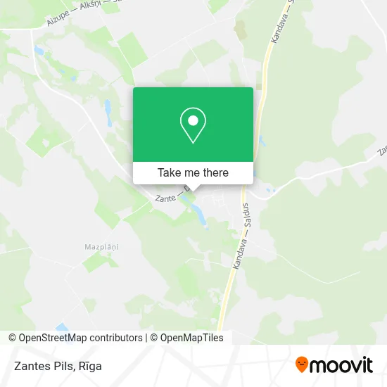 Zantes Pils map