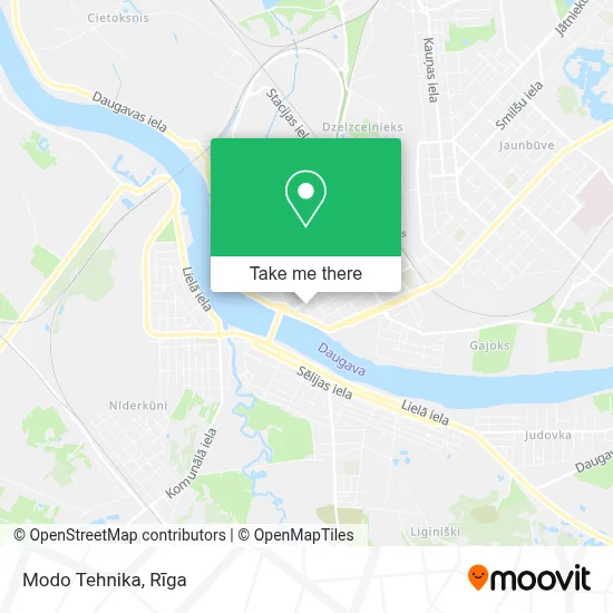 Modo Tehnika map