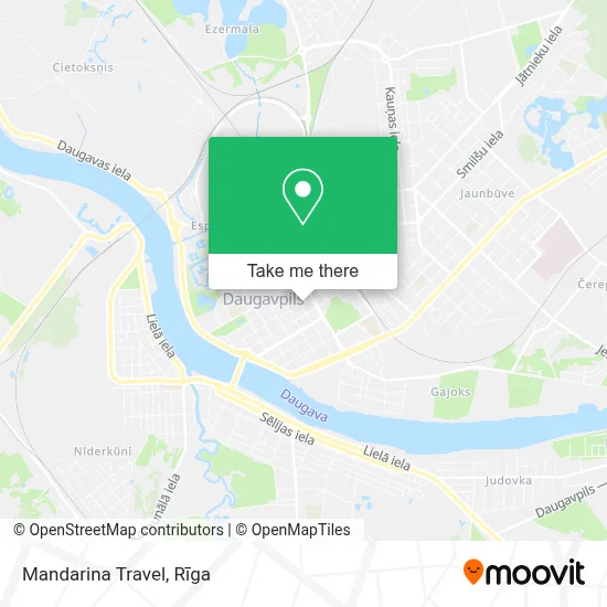 Mandarina Travel map