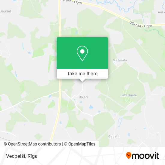 Vecpelši map