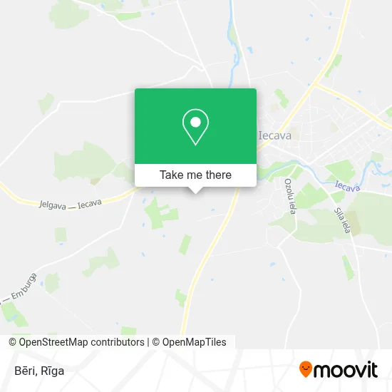Bēri map