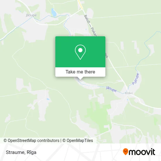 Straume map