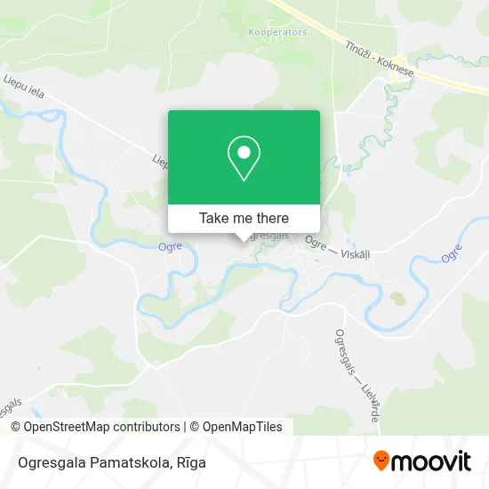 Ogresgala Pamatskola map