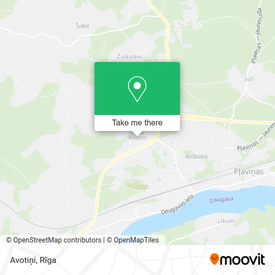 Avotiņi map