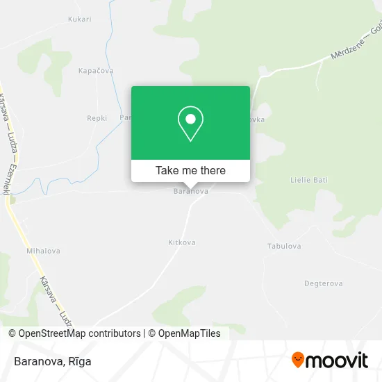 Baranova map