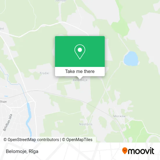 Belomoje map