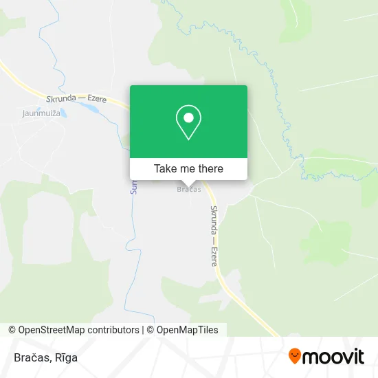 Bračas map