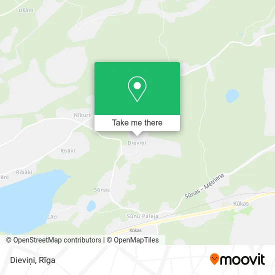 Dieviņi map