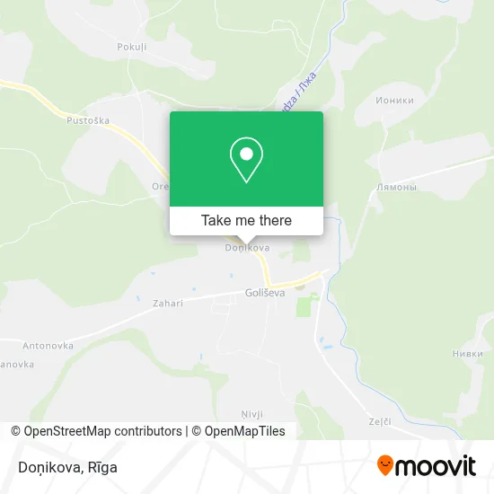 Doņikova map