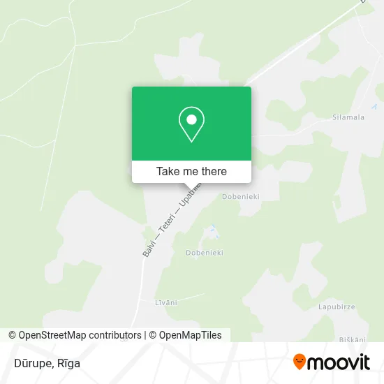 Dūrupe map