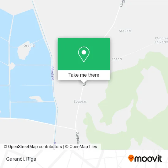 Garanči map