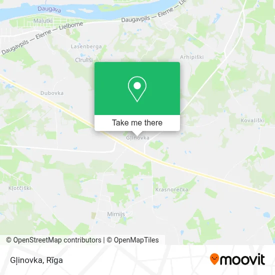 Gļinovka map