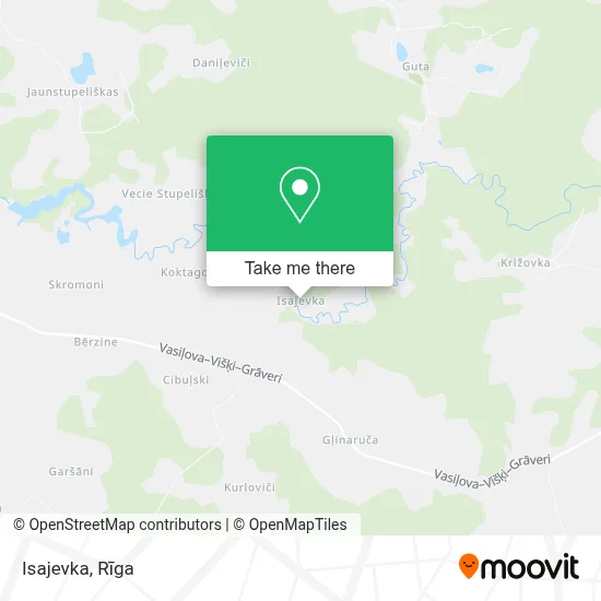 Isajevka map