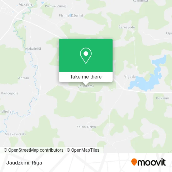 Jaudzemi map