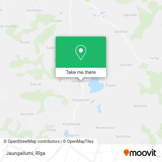 Jaungailumi map