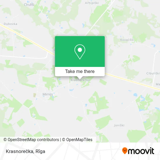 Krasnorečka map
