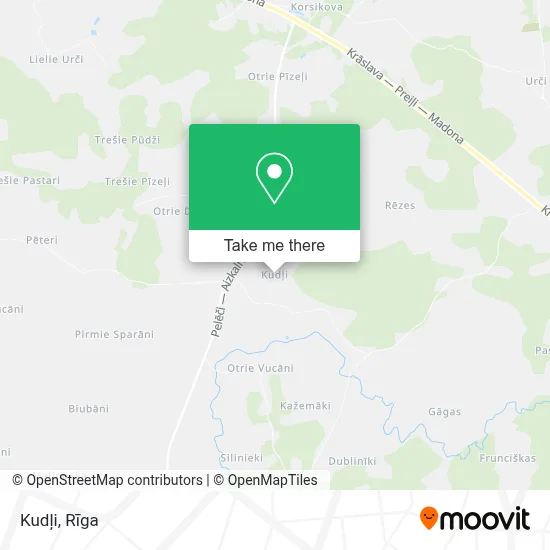 Kudļi map