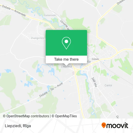 Liepziedi map