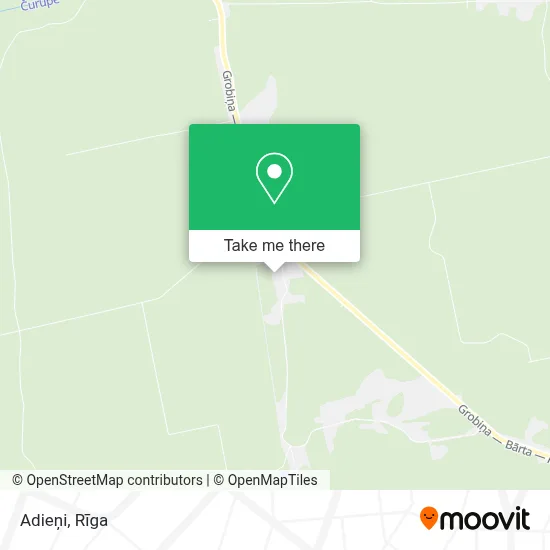 Adieņi map