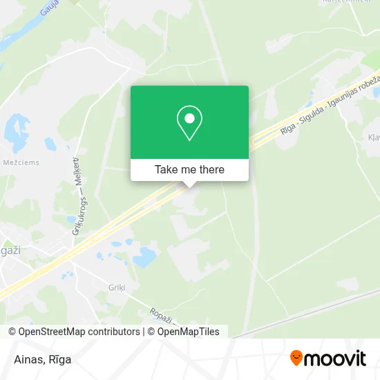 Ainas map