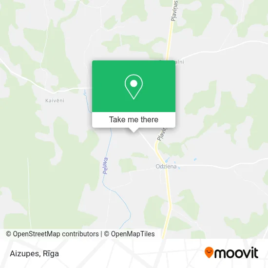 Aizupes map