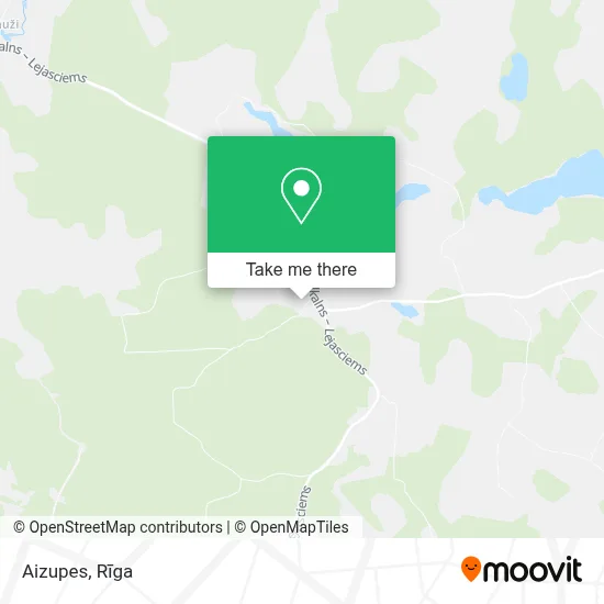 Aizupes map