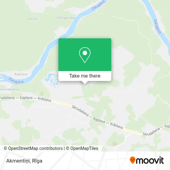 Akmentiņi map