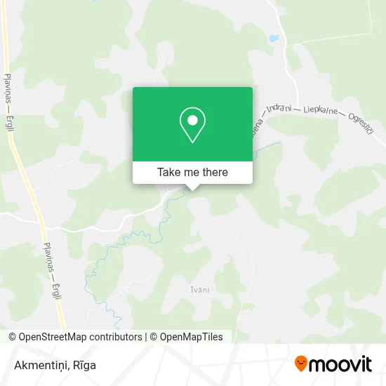 Akmentiņi map