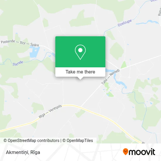 Akmentiņi map