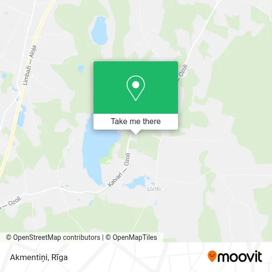 Akmentiņi map
