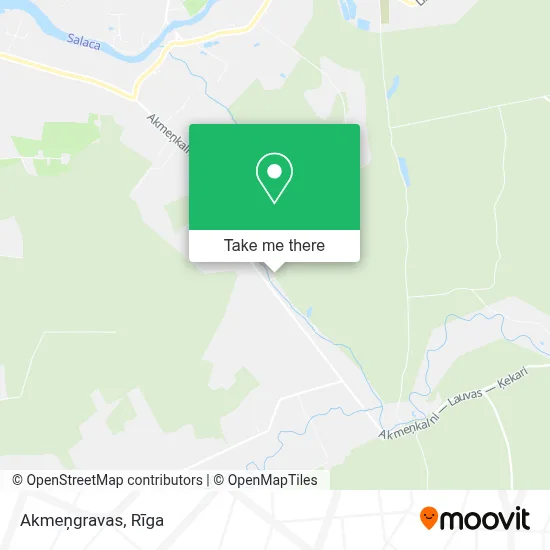 Akmeņgravas map