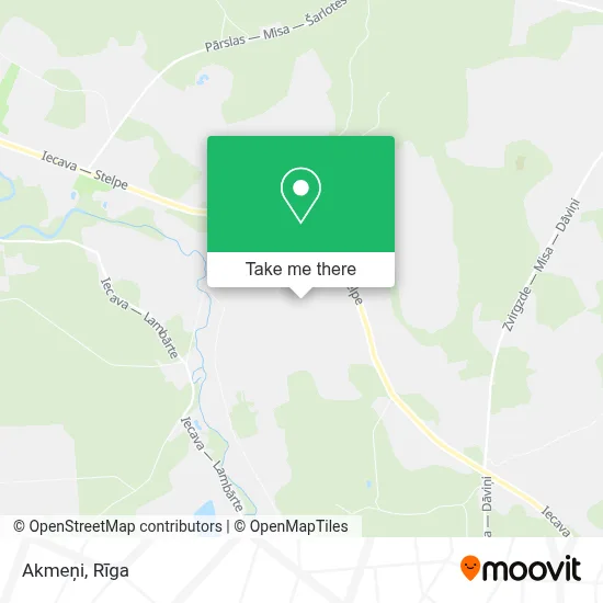 Akmeņi map