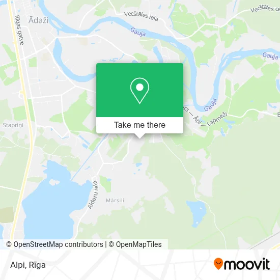 Alpi map