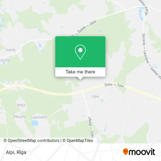 Alpi map