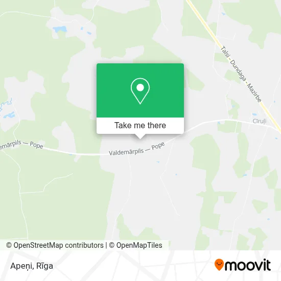 Apeņi map