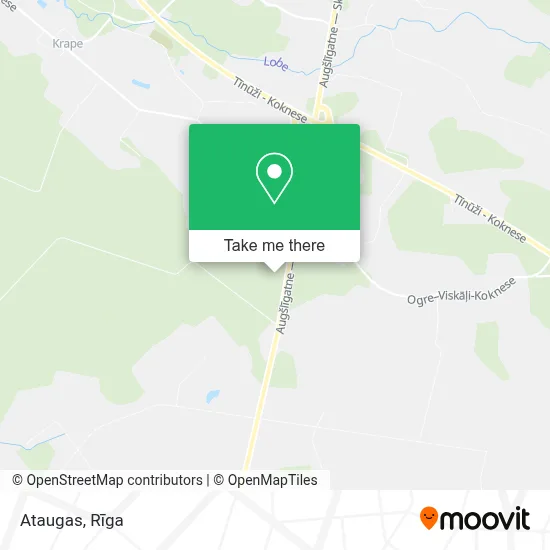 Ataugas map