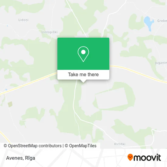 Avenes map