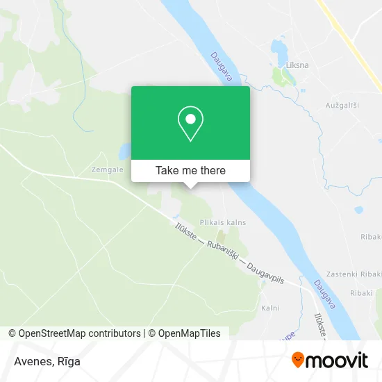Avenes map