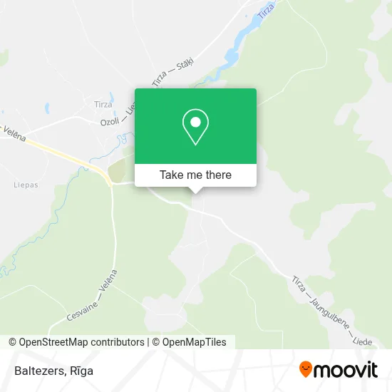 Baltezers map