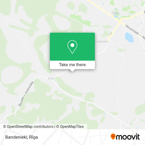 Bandenieki map