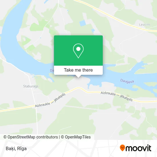 Baķi map