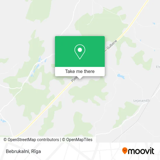 Bebrukalni map