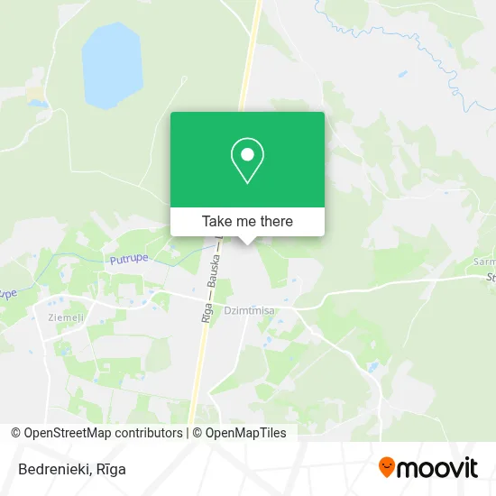 Bedrenieki map