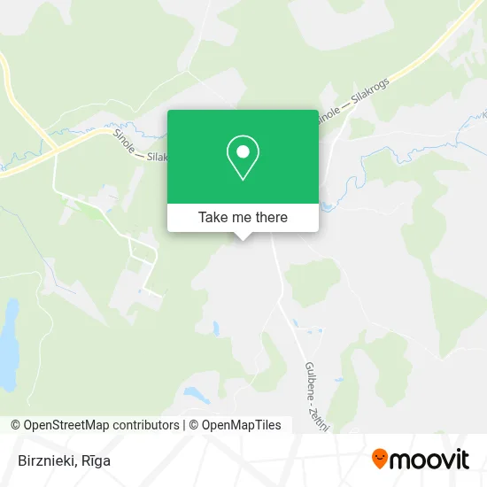 Birznieki map